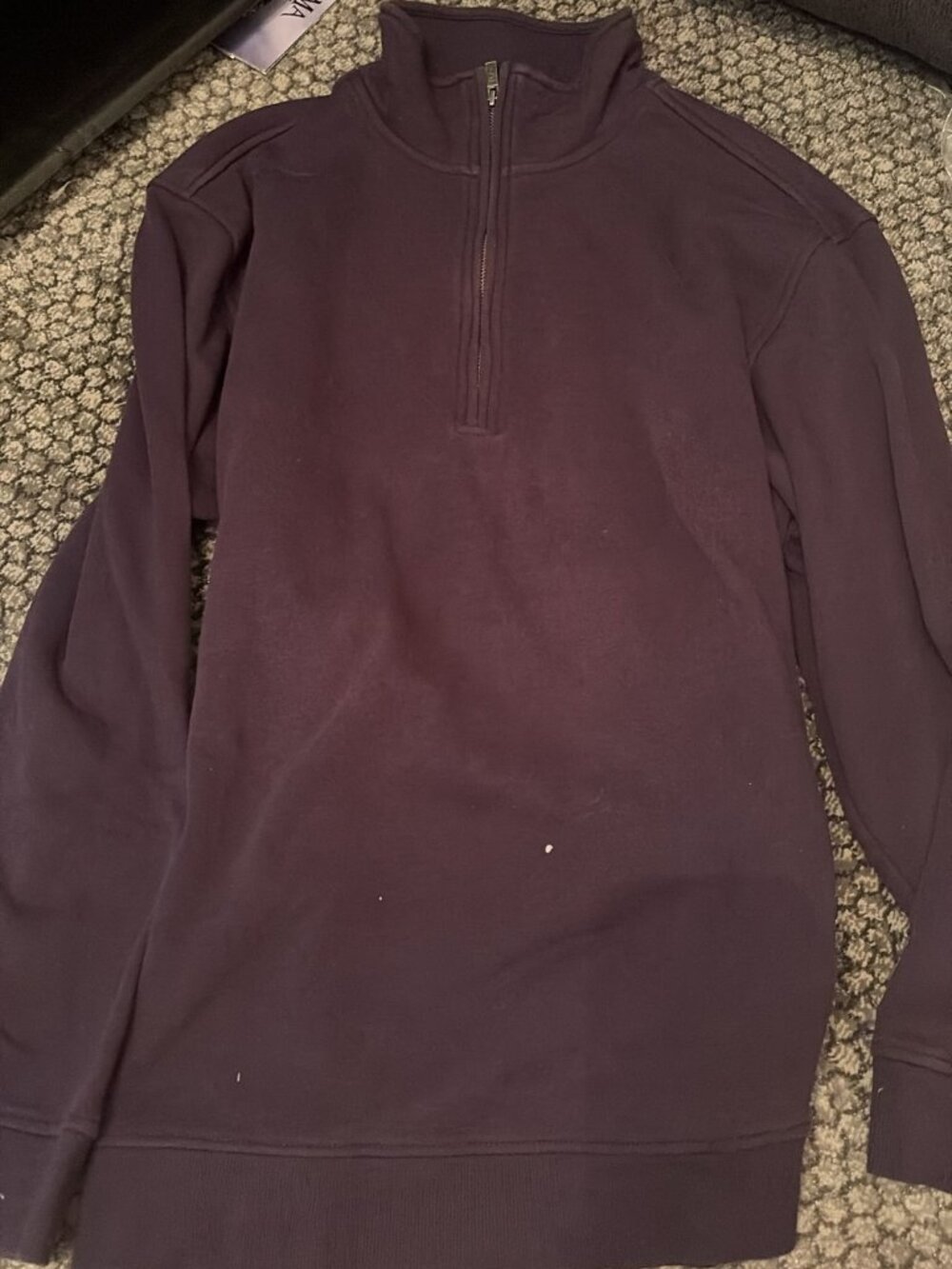 UGG Quarter Zip Pullover - Dark Plum, Women's XL
